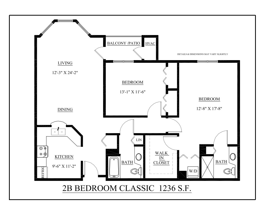 two bedroom classic