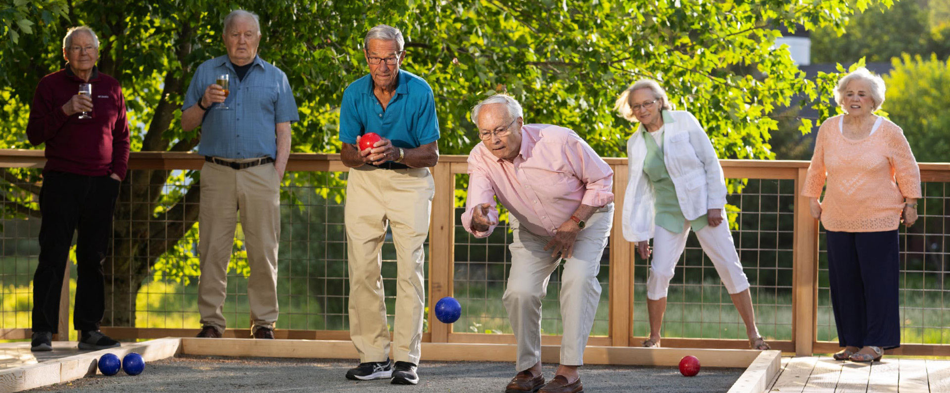 people playing outside games