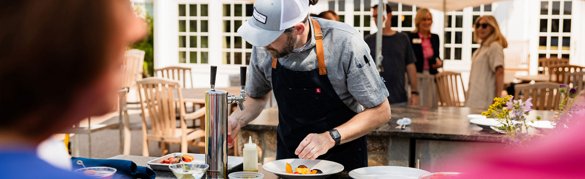 chef preparing meal