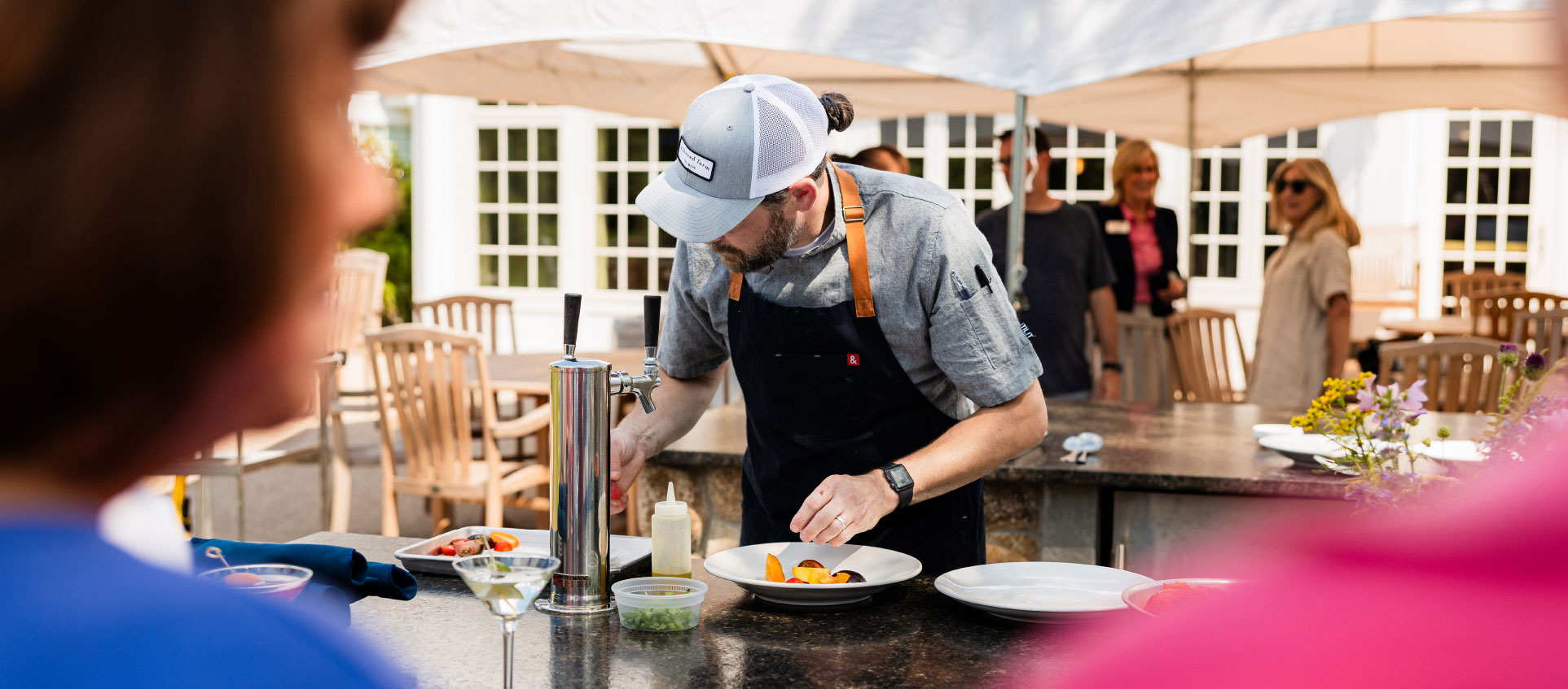 chef preparing meal