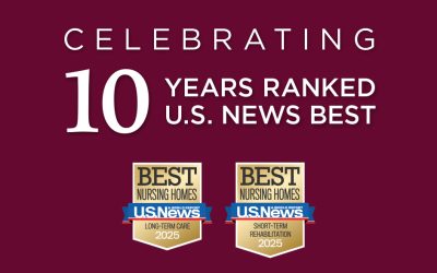 The Meadows Health Center at Edgewood receives U.S. News & World Report “Best Nursing Home” recognition for 10th year